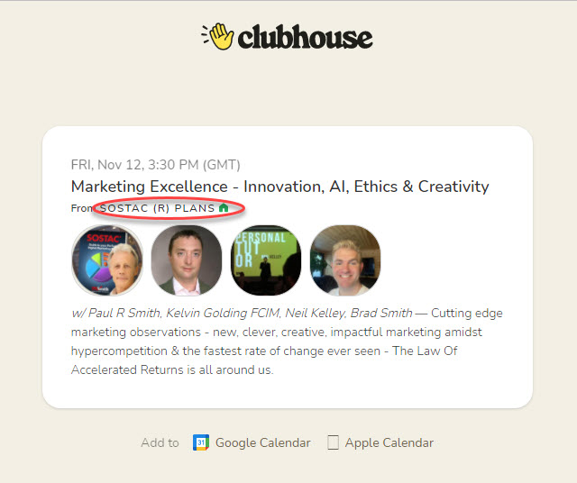 5. Clubhouse